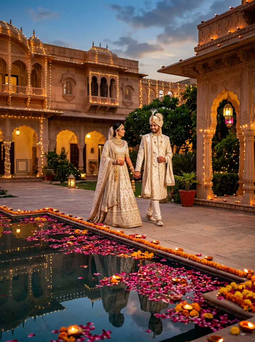 Twilight Palace Stroll